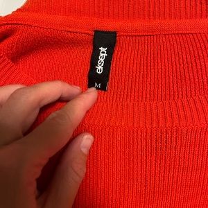 Orange sweater
